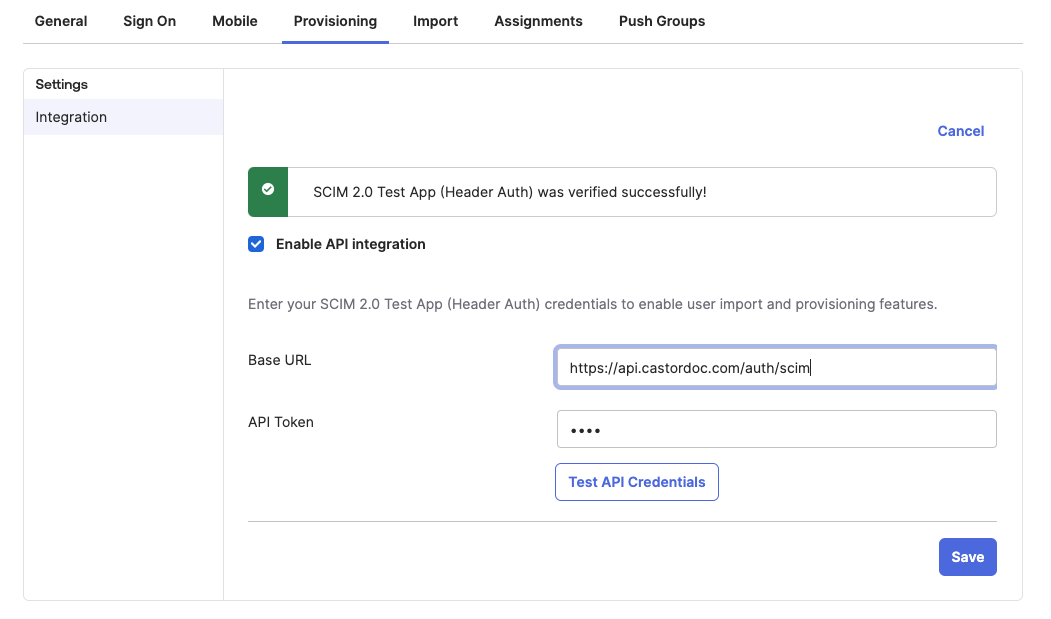 SCIM Setup for Okta | Coalesce Documentation