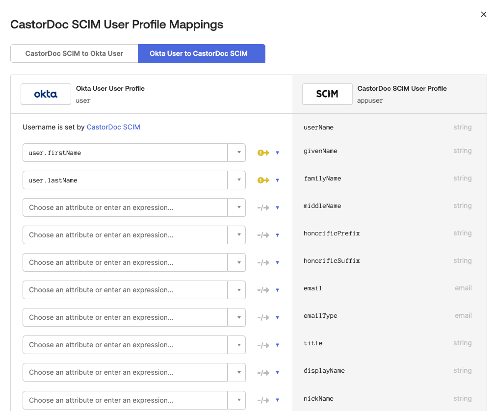 SCIM Setup for Okta | Coalesce Documentation