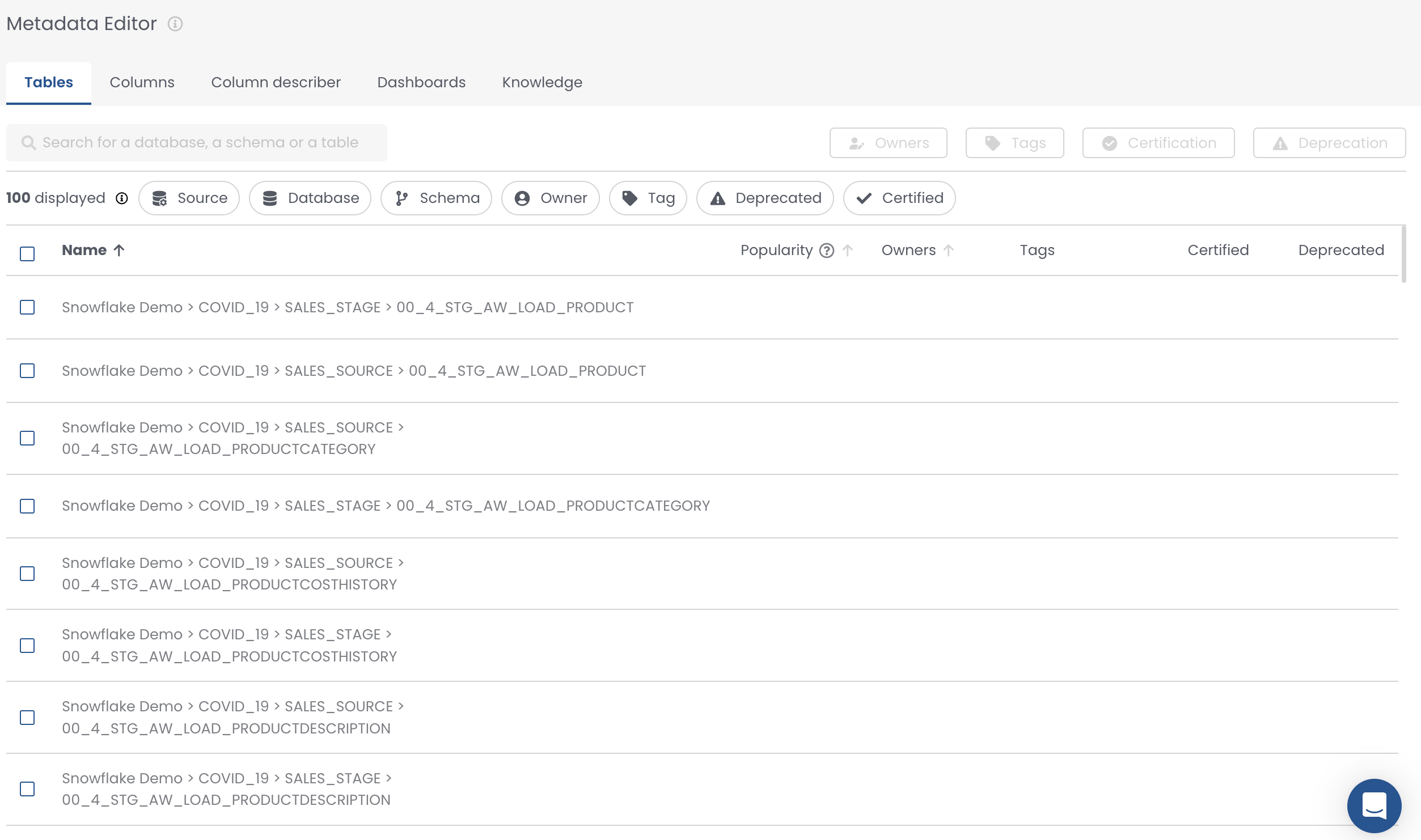 Metadata Tags Ui Metadata Editor | Coalesce Documentation