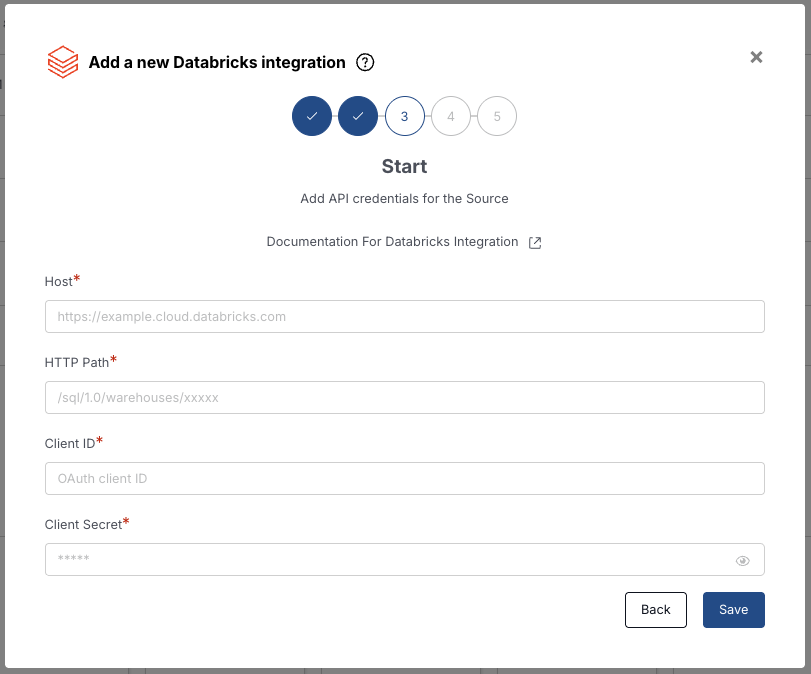 Add Databricks integration