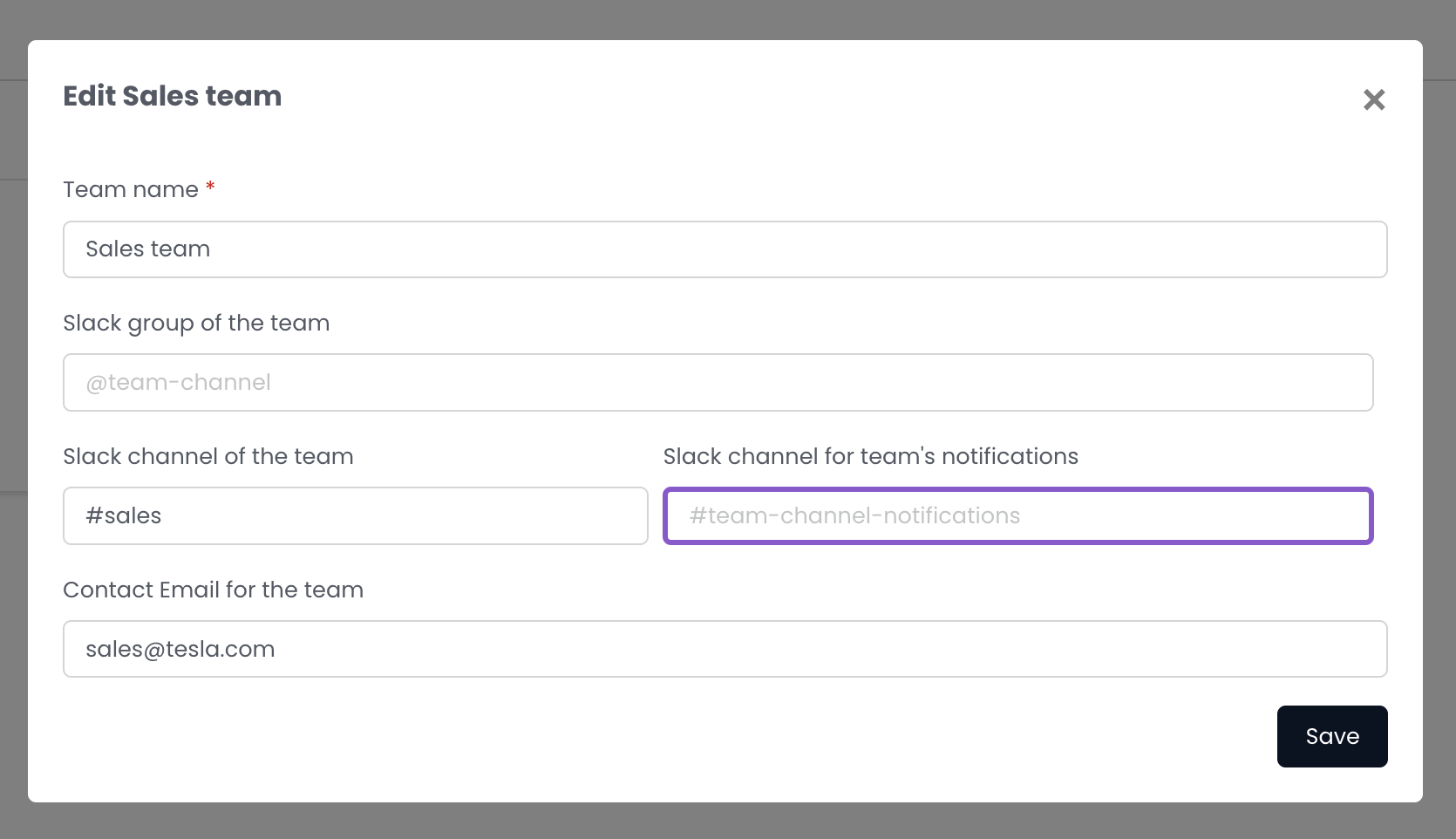 Notifications for Teams | Coalesce Documentation