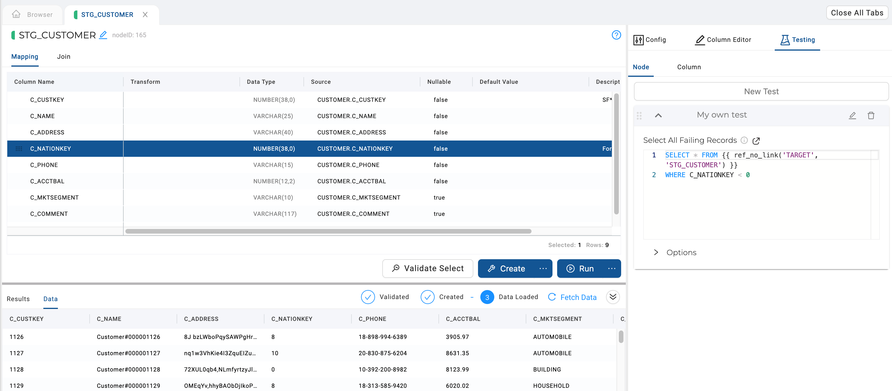 Example Node Test