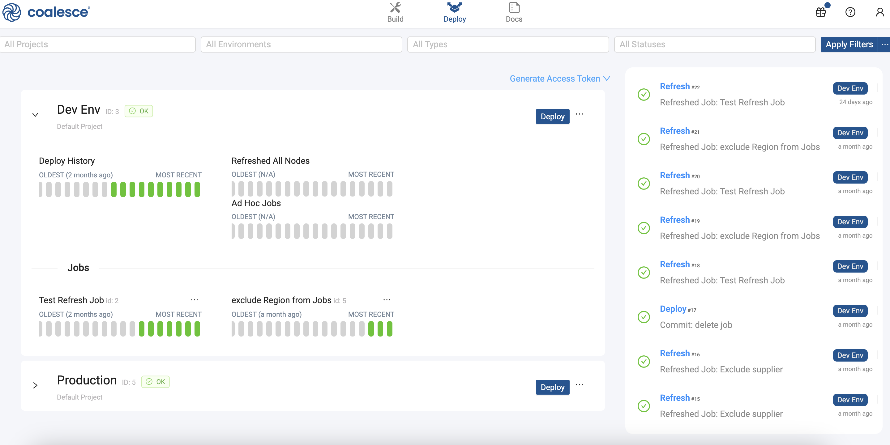 The Deploy Interface