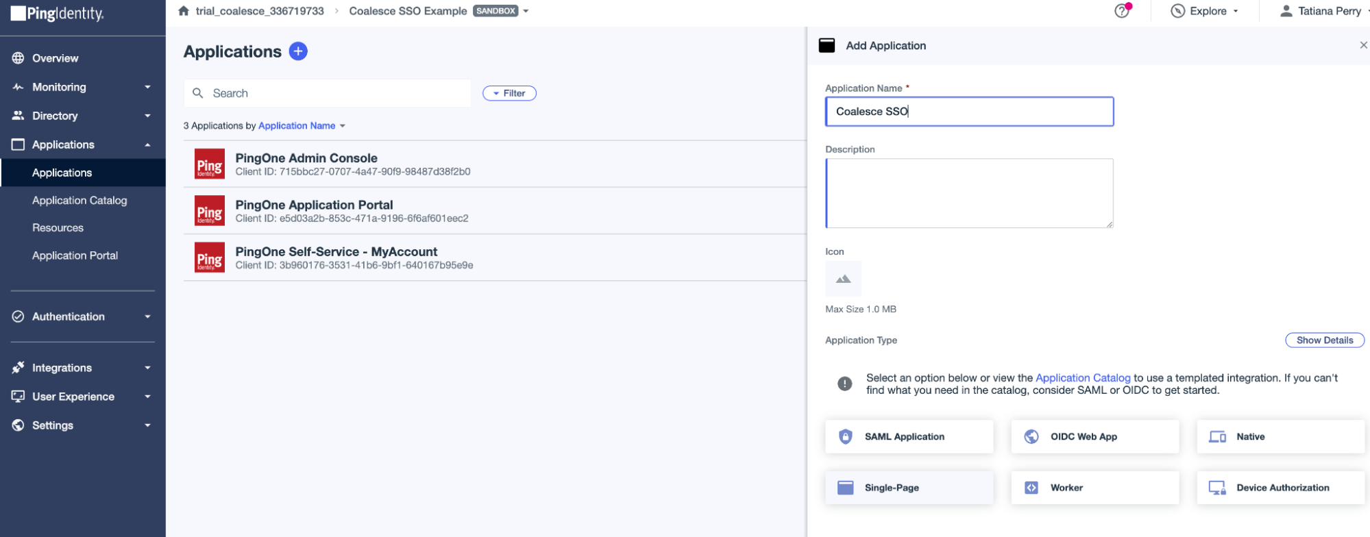 Ping Identity SSO | Coalesce Documentation